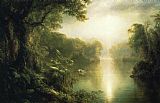 Frederic Edwin Church Canvas Paintings - The River of Light